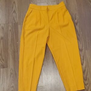 Express Mustard Ankle Pants